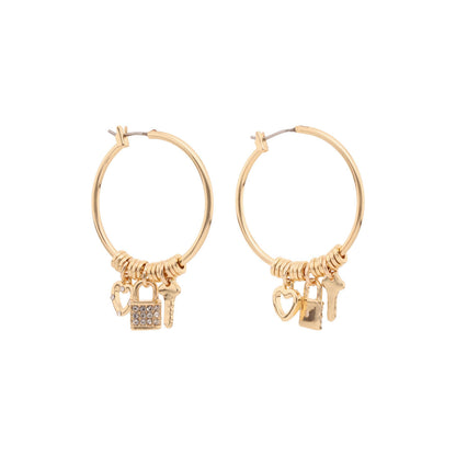 Aretes Nine West Color Dorado 19G03603 Para Dama