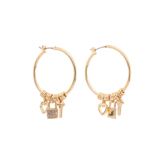 Aretes Nine West Color Dorado 19G03603 Para Dama