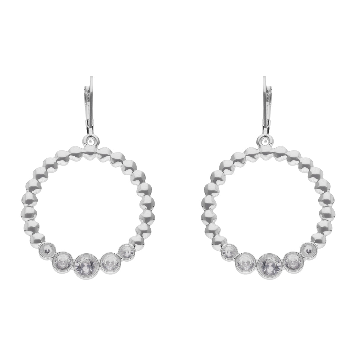 Aretes Nine West Color Plateado 19G04404 para Dama