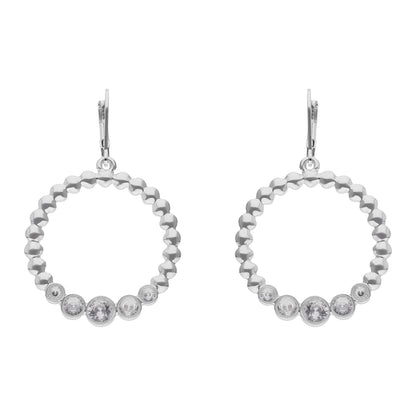 Aretes Nine West Color Plateado 19G04404 para Dama