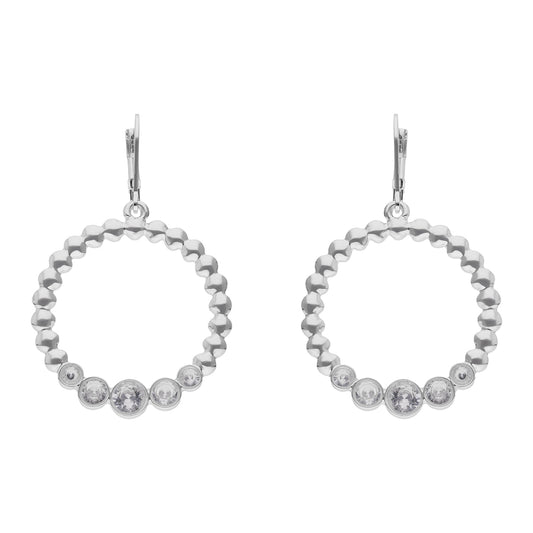 Aretes Nine West Color Plateado 19G04404 para Dama