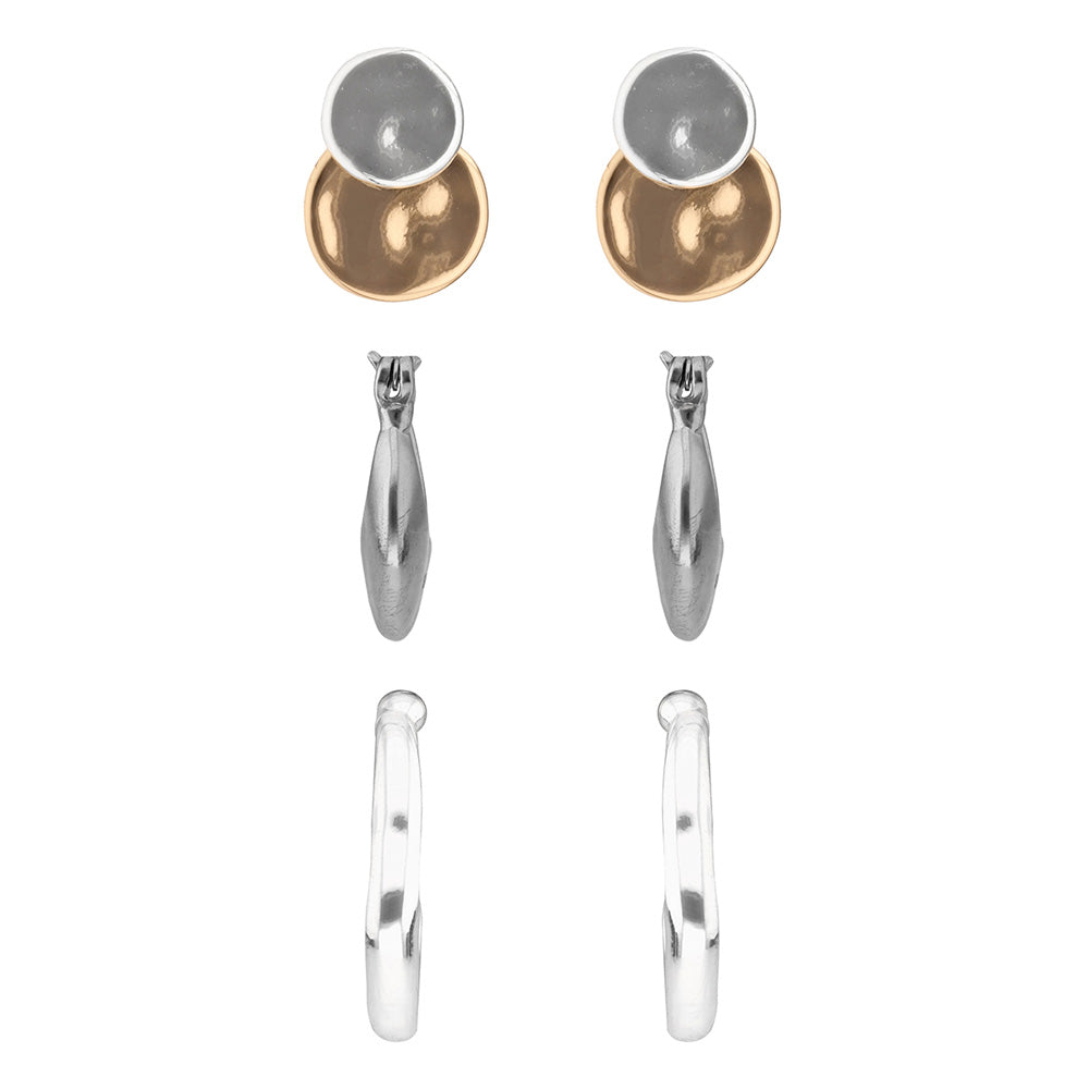 Aretes Nine West Color Bitono 19G04409 para Dama