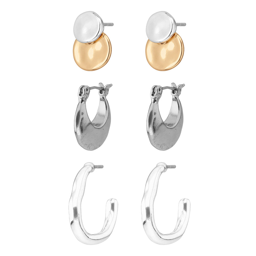 Aretes Nine West Color Bitono 19G04409 para Dama