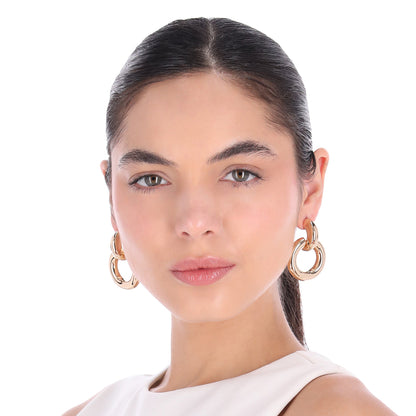 Aretes Nine West Color Dorado 19G04410 para Dama