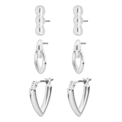 Aretes Nine West Color Plateado 19G04422 para Dama