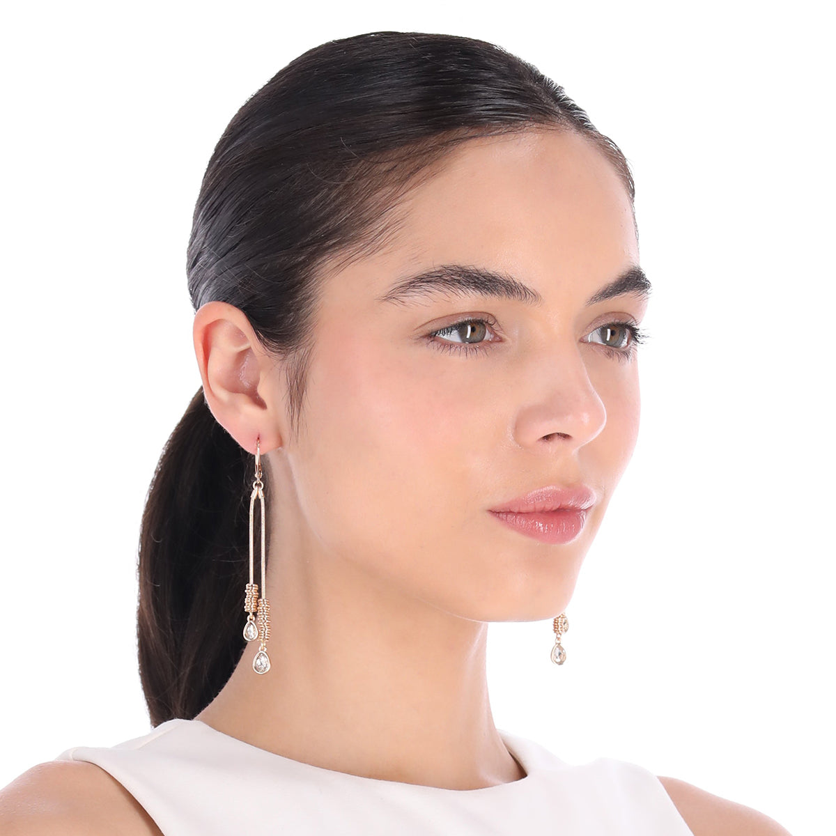 Aretes Nine West Color Dorado 19G04427 para Dama