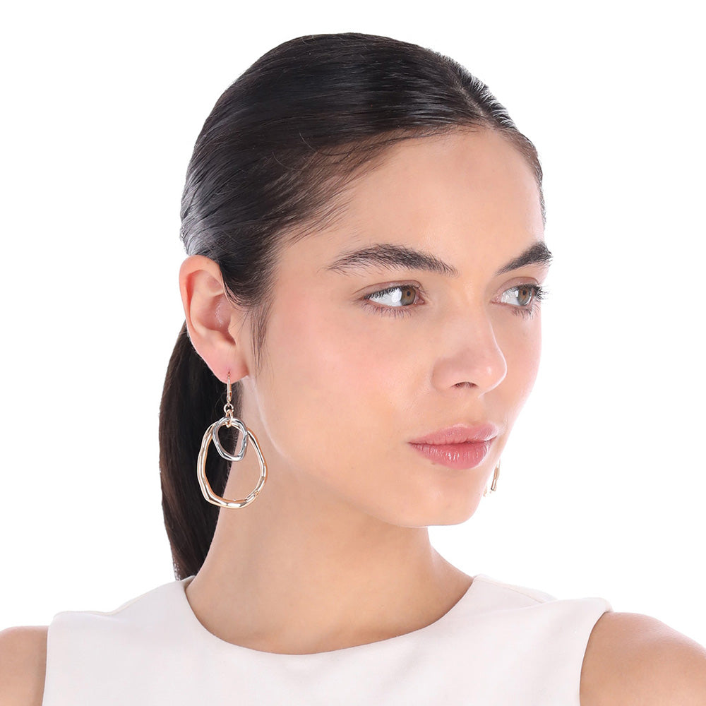 Aretes Nine West Color Dorado 19G04430 para Dama