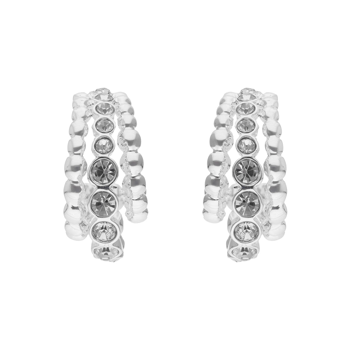 Aretes Nine West Color Plateado 19G04445 para Dama