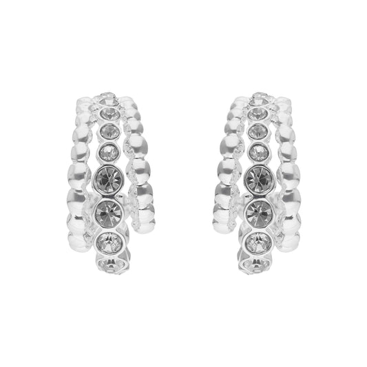 Aretes Nine West Color Plateado 19G04445 para Dama