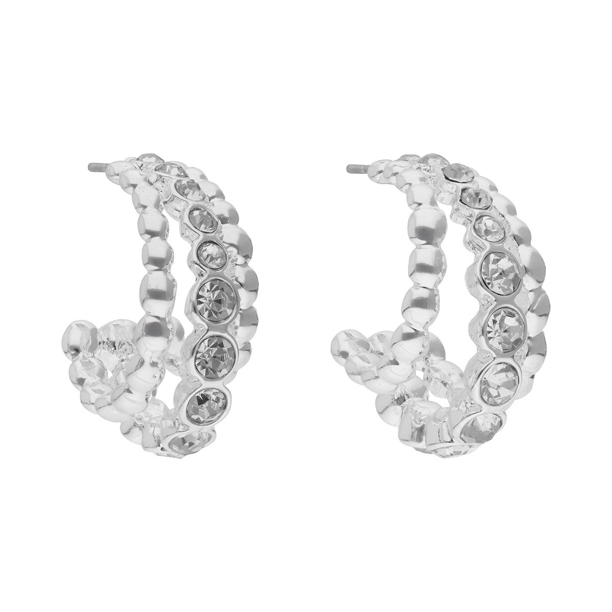 Aretes Nine West Color Plateado 19G04445 para Dama