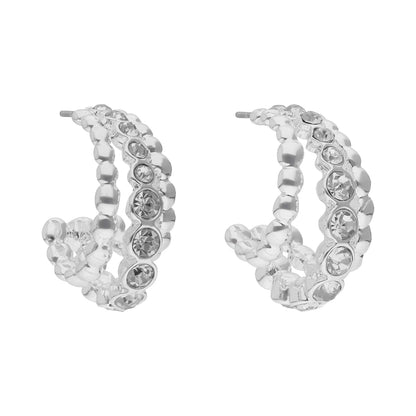 Aretes Nine West Color Plateado 19G04445 para Dama