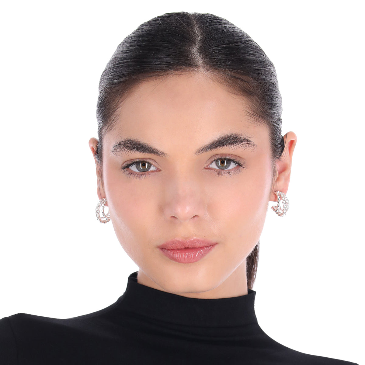 Aretes Nine West Color Plateado 19G04445 para Dama