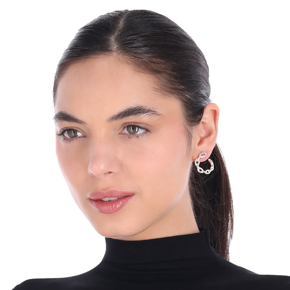 Aretes Nine West Color Plateado 19G04446 para Dama