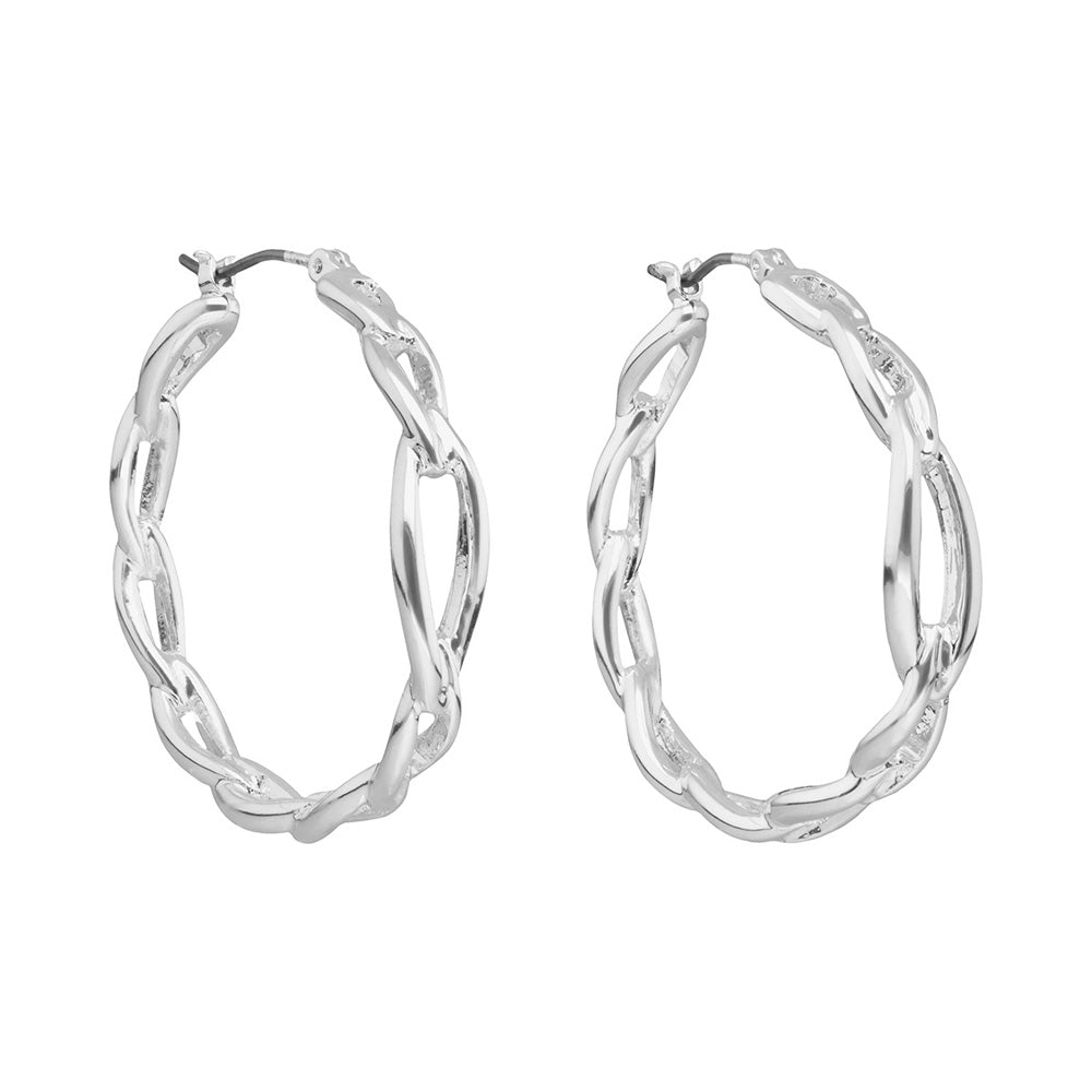 Aretes Nine West Color Plateado 19G04456 para Dama