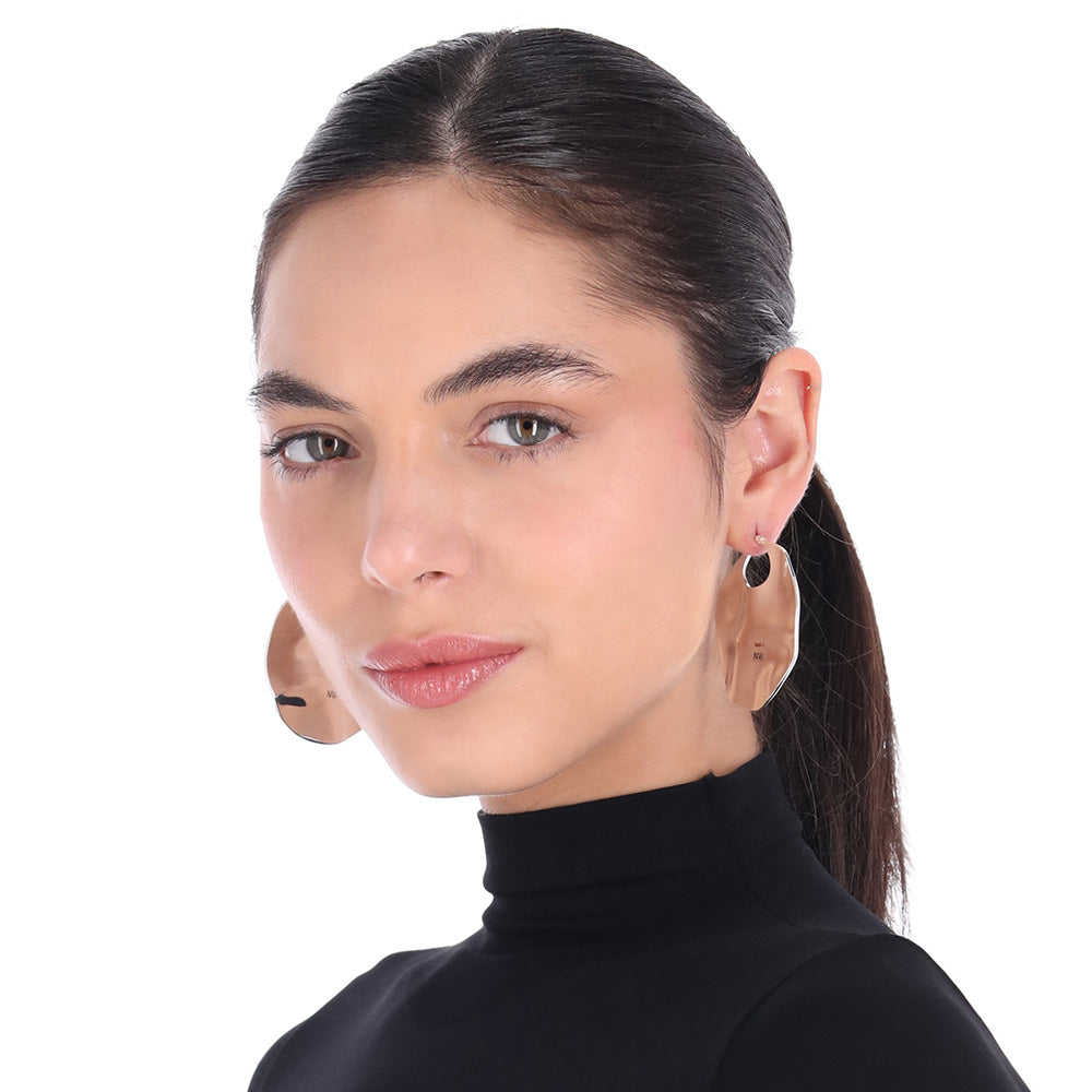 Aretes Nine West Color Plateado 19G04464 para Dama