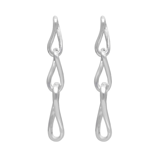 Aretes Nine West Color Plateado 19G04645 para Dama