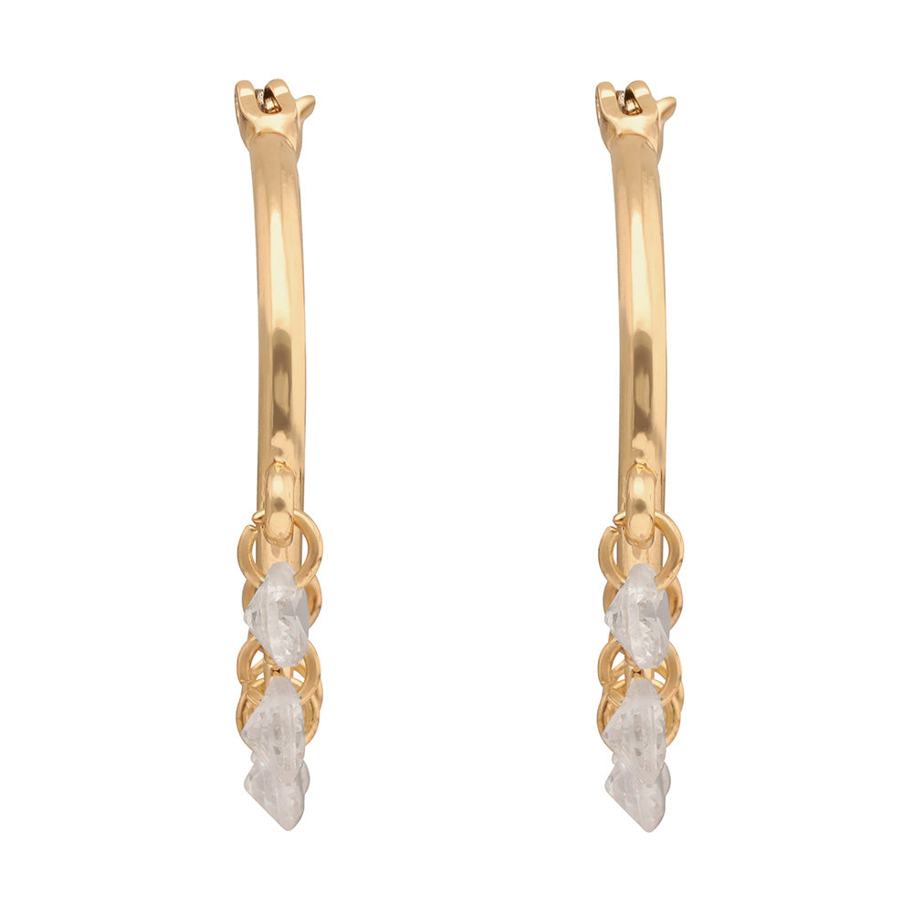 Aretes Nine West Color Dorado 19G04656 para Dama