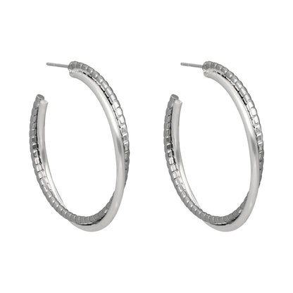 Aretes Nine West Color Plateado 19G04678 para Dama