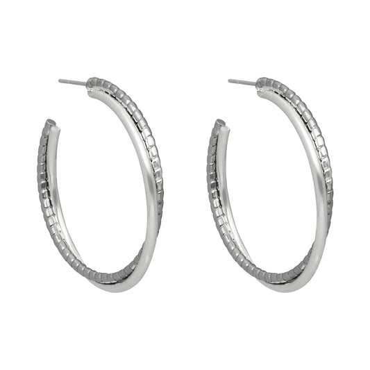 Aretes Nine West Color Plateado 19G04678 para Dama