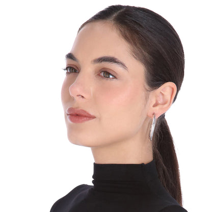 Aretes Nine West Color Plateado 19G04678 para Dama