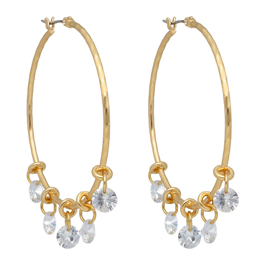 Aretes Nine West Color Dorado 19G04679 para Dama