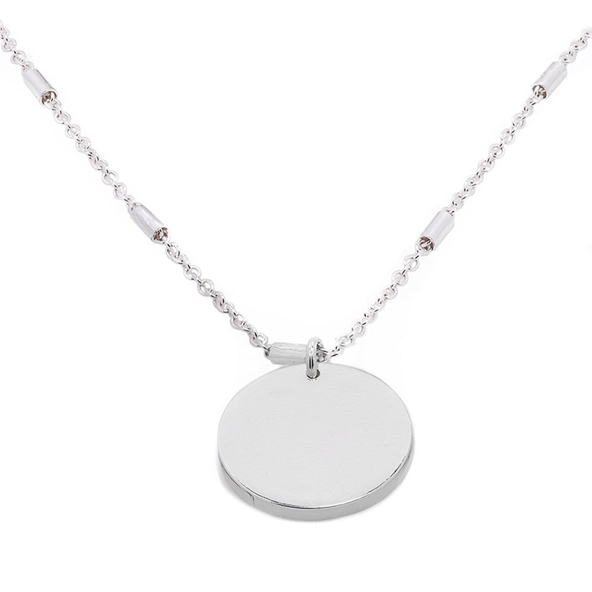 Collar Nine West color plateado 19N00187