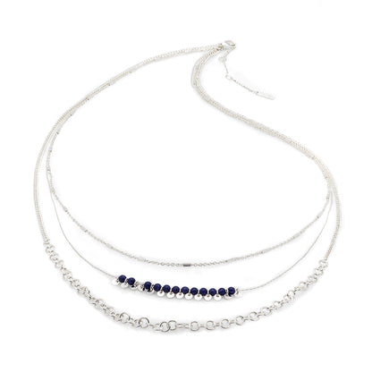 Collar Nine West color plateado 19N00202