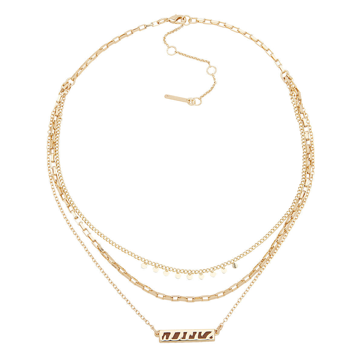 Collar Nine West color dorado 19N00278
