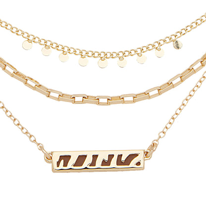 Collar Nine West color dorado 19N00278