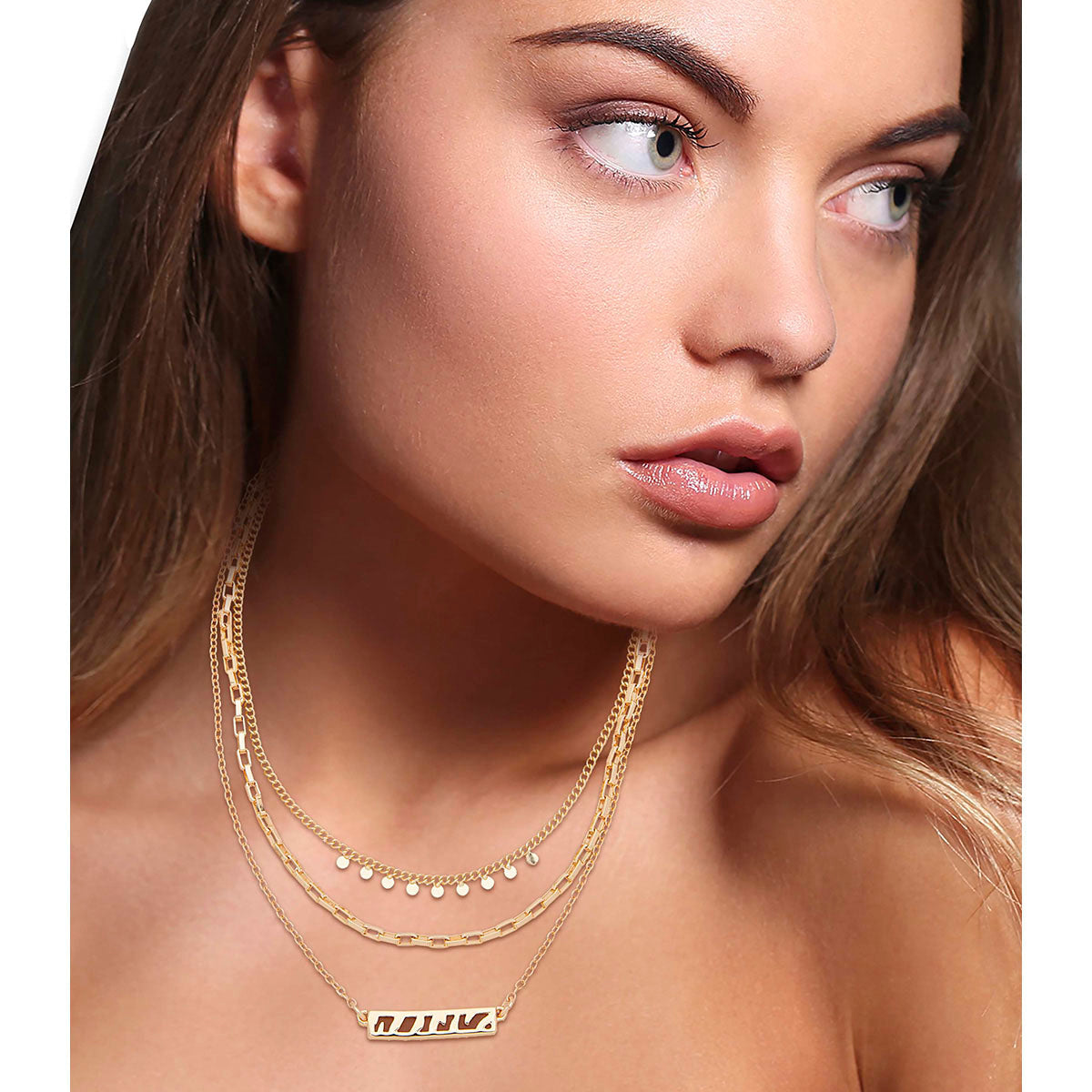 Collar Nine West color dorado 19N00278