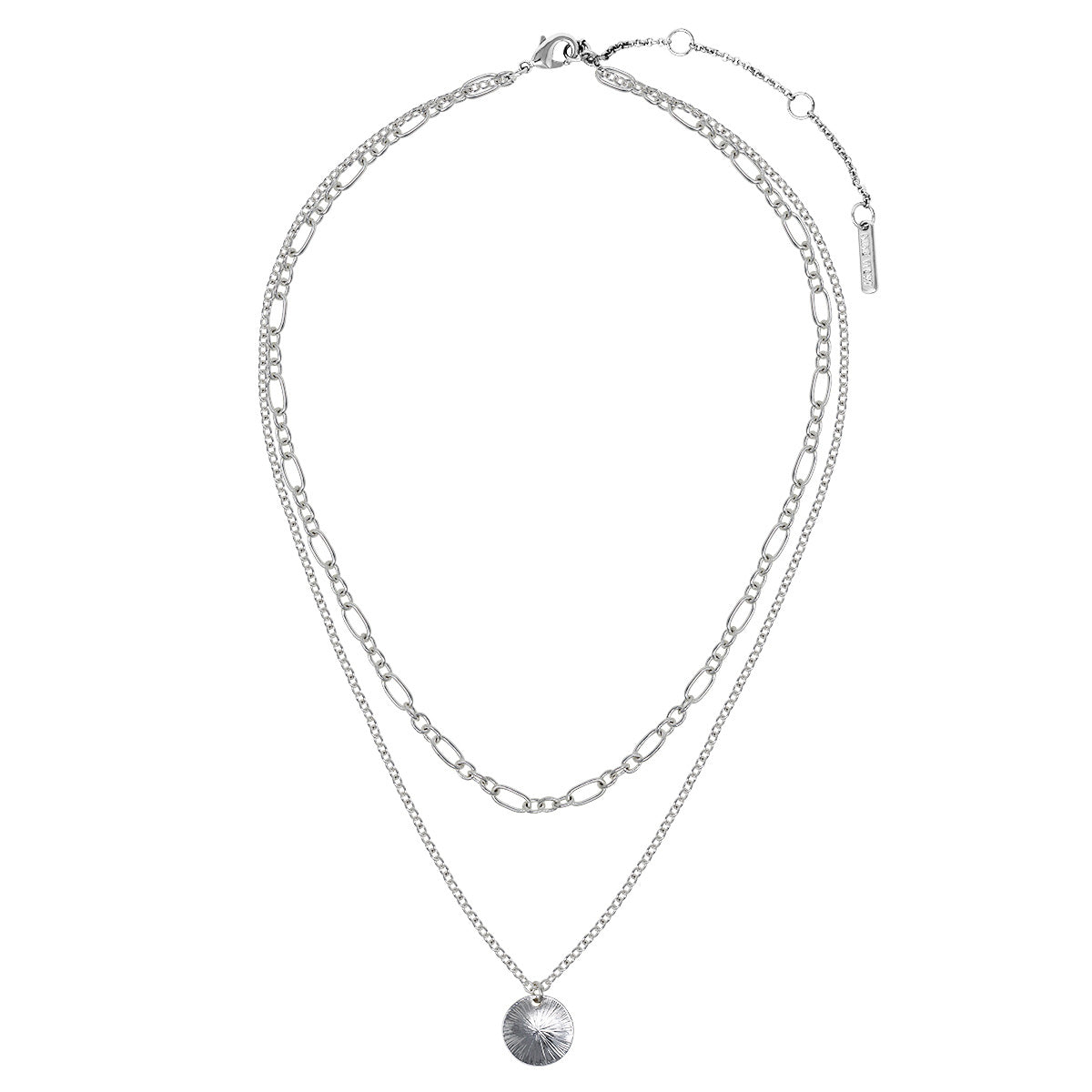 Collar Nine West color plateado 19N00290