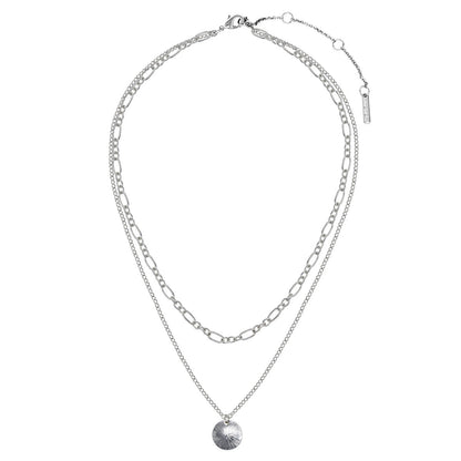 Collar Nine West color plateado 19N00290