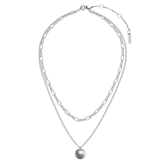 Collar Nine West color plateado 19N00290