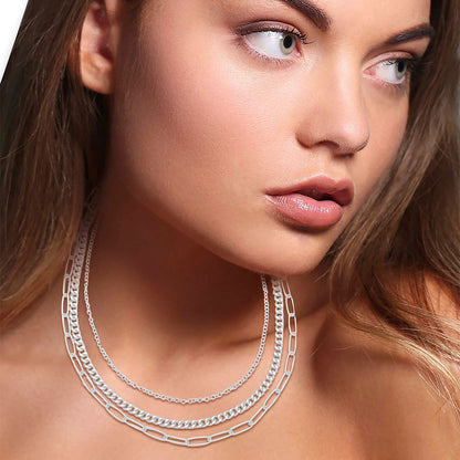 Collar Nine West color plateado 19N00292