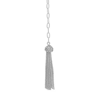 Collar Nine West color plateado 19N00293