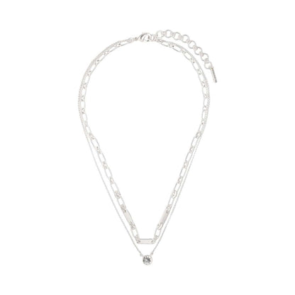 Collar Nine West Color Plateado 19N01212 Para Dama