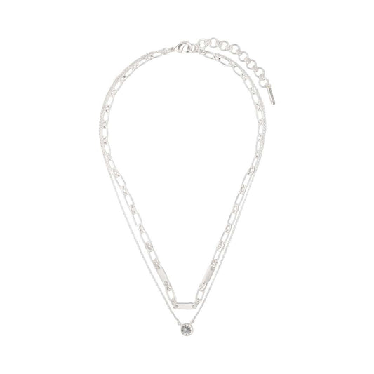 Collar Nine West Color Plateado 19N01212 Para Dama