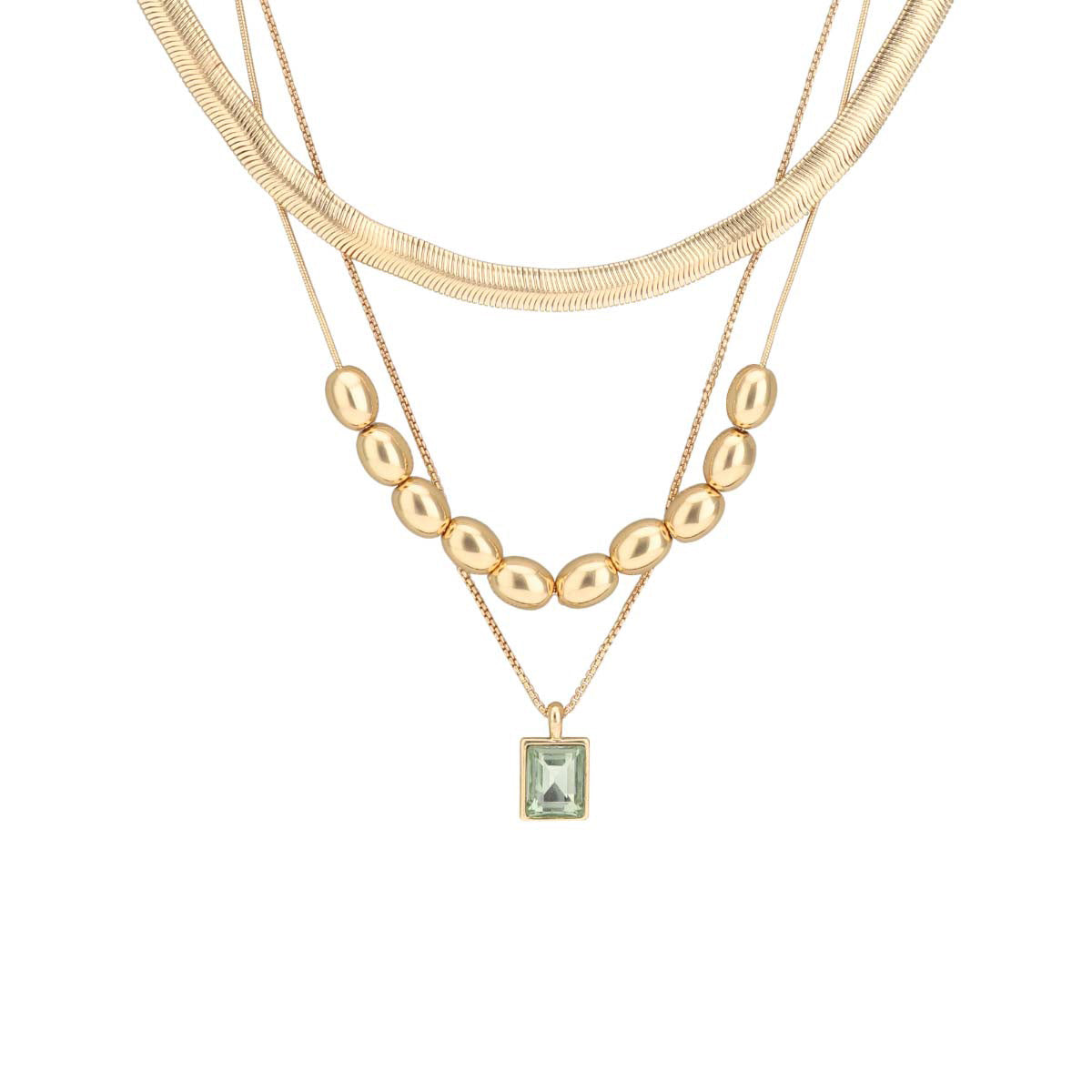 Collar Nine West Color Dorado 19N01213 Para Dama