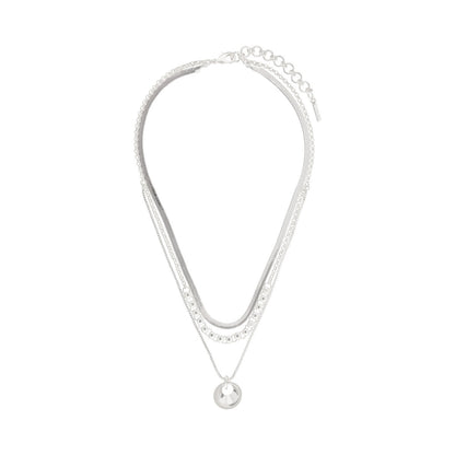 Collar Nine West Color Plateado 19N01216 Para Dama