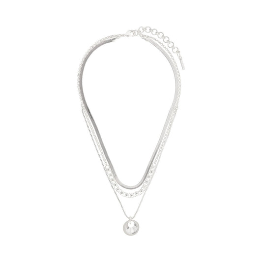 Collar Nine West Color Plateado 19N01216 Para Dama
