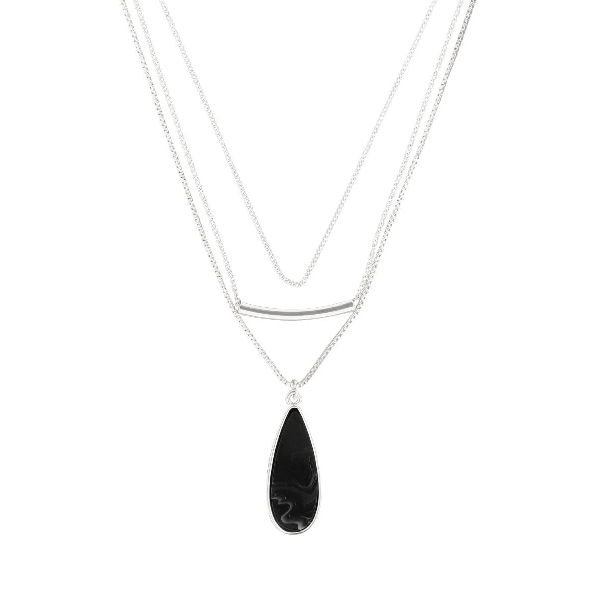 Collar Nine West Color Plateado 19N01219 Para Dama