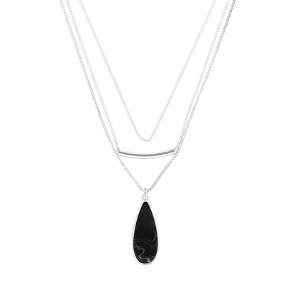 Collar Nine West Color Plateado 19N01219 Para Dama