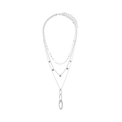 Collar Nine West Color Plateado 19N01258 Para Dama