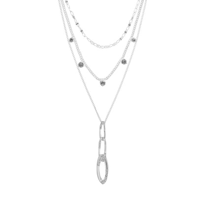 Collar Nine West Color Plateado 19N01258 Para Dama