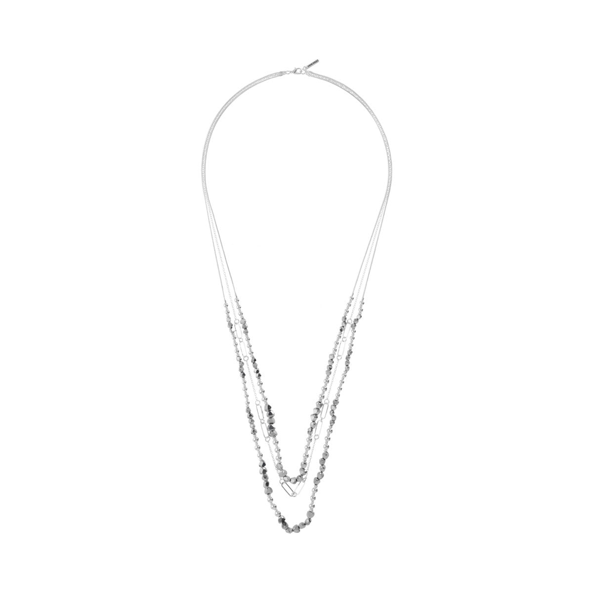 Collar Nine West Color Plateado 19N01268 Para Dama