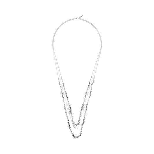 Collar Nine West Color Plateado 19N01268 Para Dama