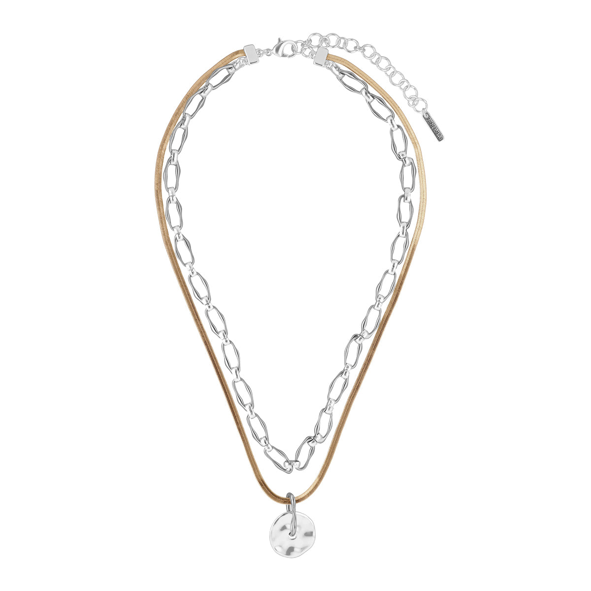 Collar Nine West Color Plateado 19N01535 para Dama