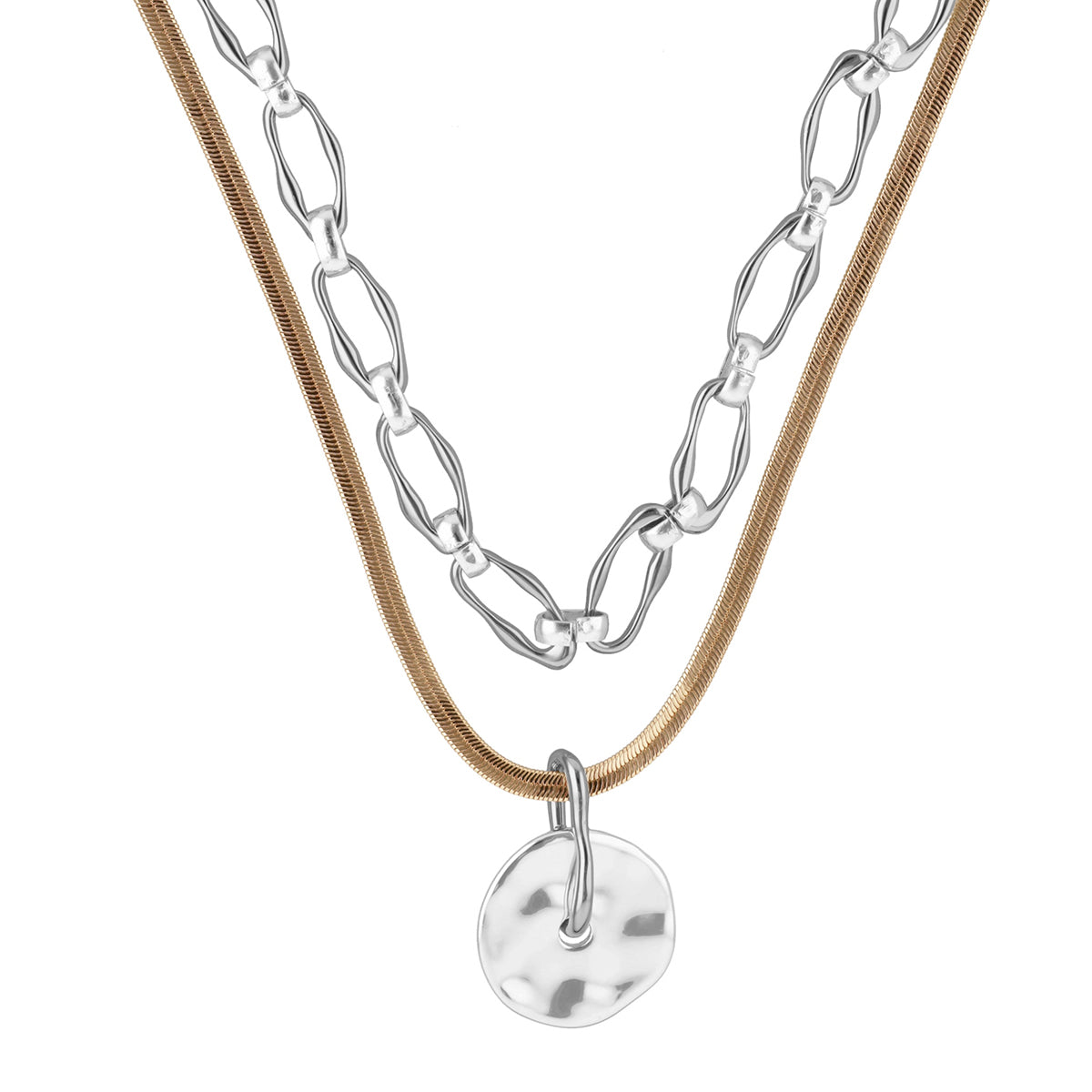 Collar Nine West Color Plateado 19N01535 para Dama