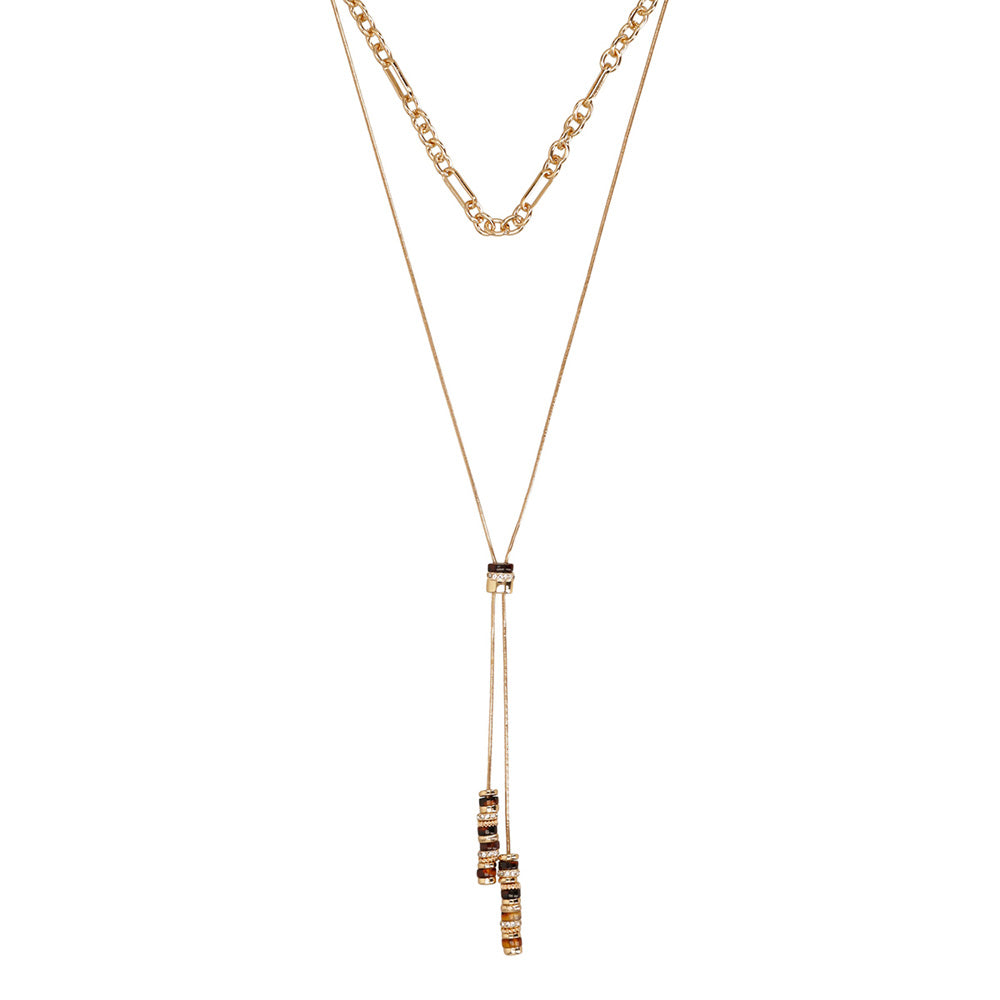 Collar Nine West Color Dorado 19N01537 para Dama