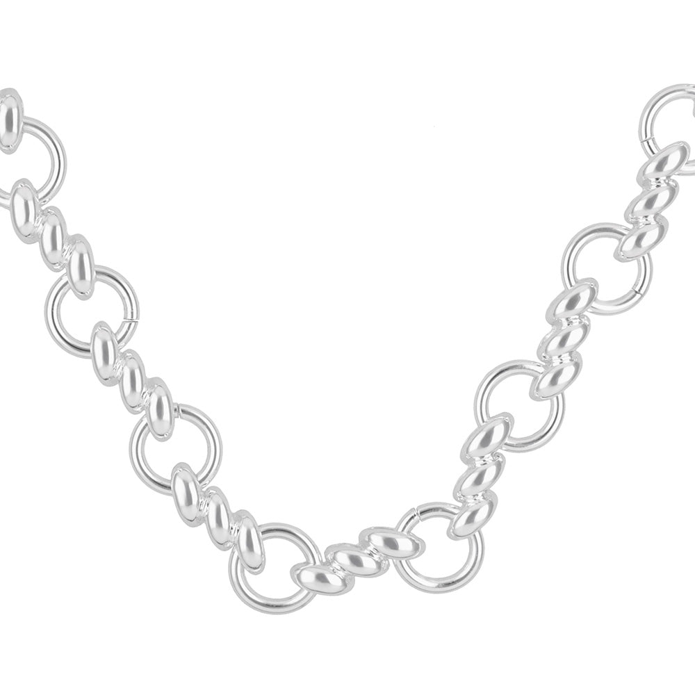 Collar Nine West Color Plateado 19N01541 para Dama